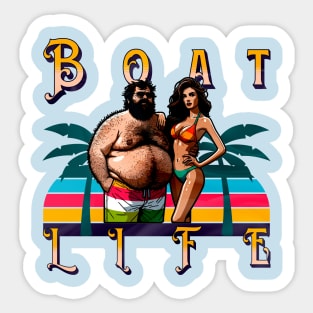 Boat Life Sticker